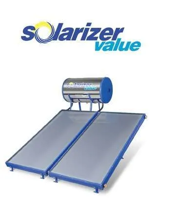 solarizer flat plate 200 Liters solar water heater system