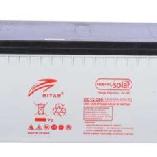 200Ah/12v Ritar GEL Power Maintenance Free Battery
