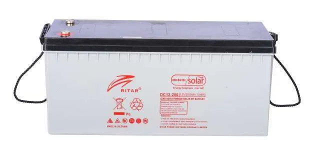 200Ah/12v Ritar GEL Power Maintenance Free Battery