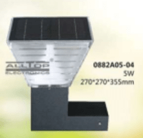 AllTop 5W LED Solar Wall Light
