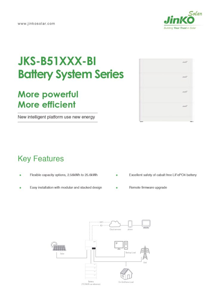 Jinko JKS-B51100-C1 Lithium-ion Battery