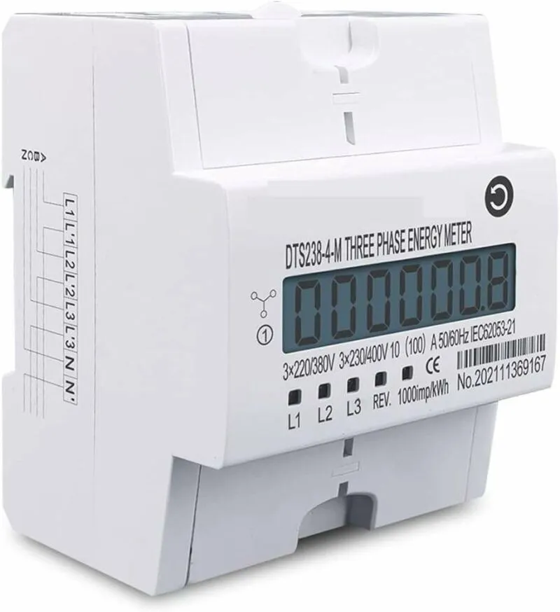 Deye 100 Amps DIN-Rail mount Three phase Energy Meter
