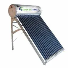 Get the Seven SS Stars 100L Non-Pressurized Solar Water Heater in Kenya. Enjoy energy savings, expert installation & fast delivery. Shop now!