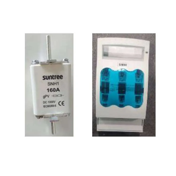 Suntree 1000Vdc/250Amps Nh1 Battery fuse complete with ; fuselink,fusebase and cover, Three pole