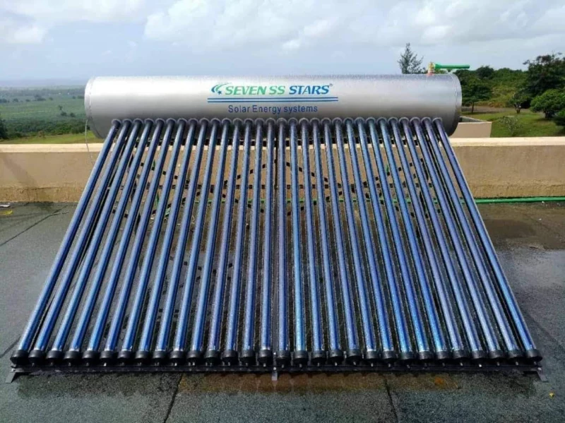 Seven-SS-Stars-Pressurized-300-Liters-Pressurized-Heat-Pipe-Stainless-Steel-Shiny-Solar-water-Heater-in-Kenya