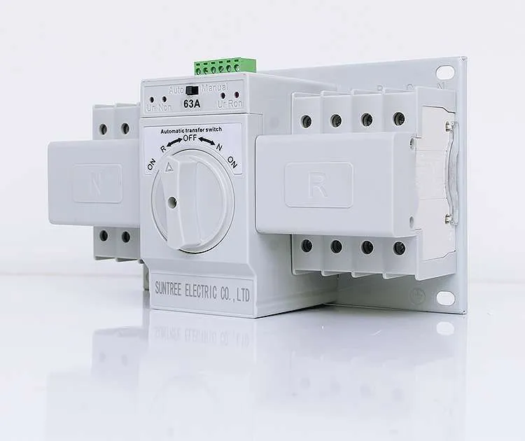 Suntree Automatic changeover switch 63amp, 4 Pole - Three Phase