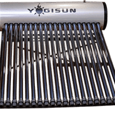 Yogisun 300L Stainless Steel Pressurized Heat Pipe Solar Heater