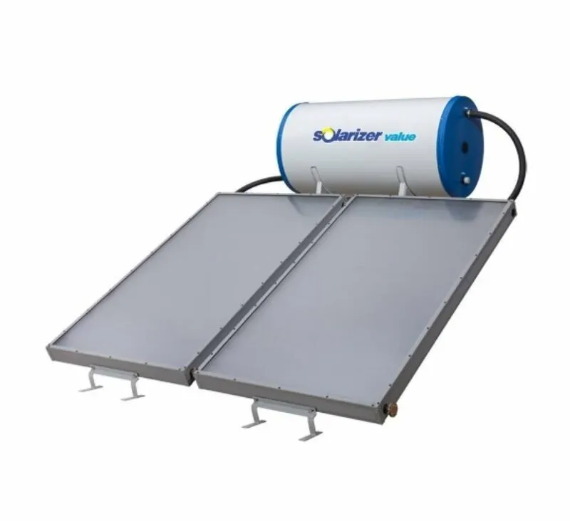 solarizer flat plate 300 Liters solar water heater system