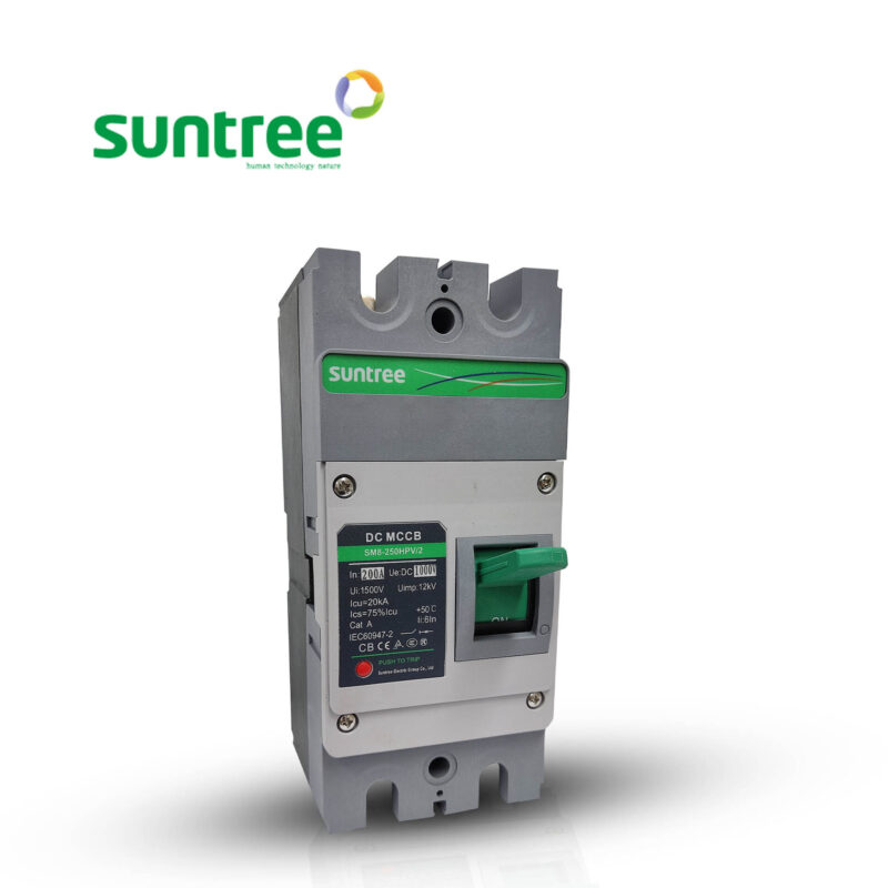 suntree-mccb2p Suntree 1000V/250Amps DC Circuit Breaker (MCCB) 2-Pole