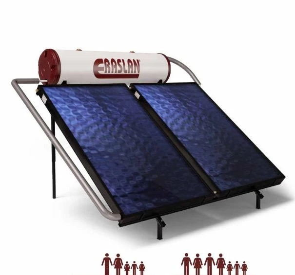 Eraslan 300 Liters Pressurized Flat Plate indirect Solar Water Heater Kenya Eraslan 300 Liters Pressurized Flat Plate indirect Solar Water Heater