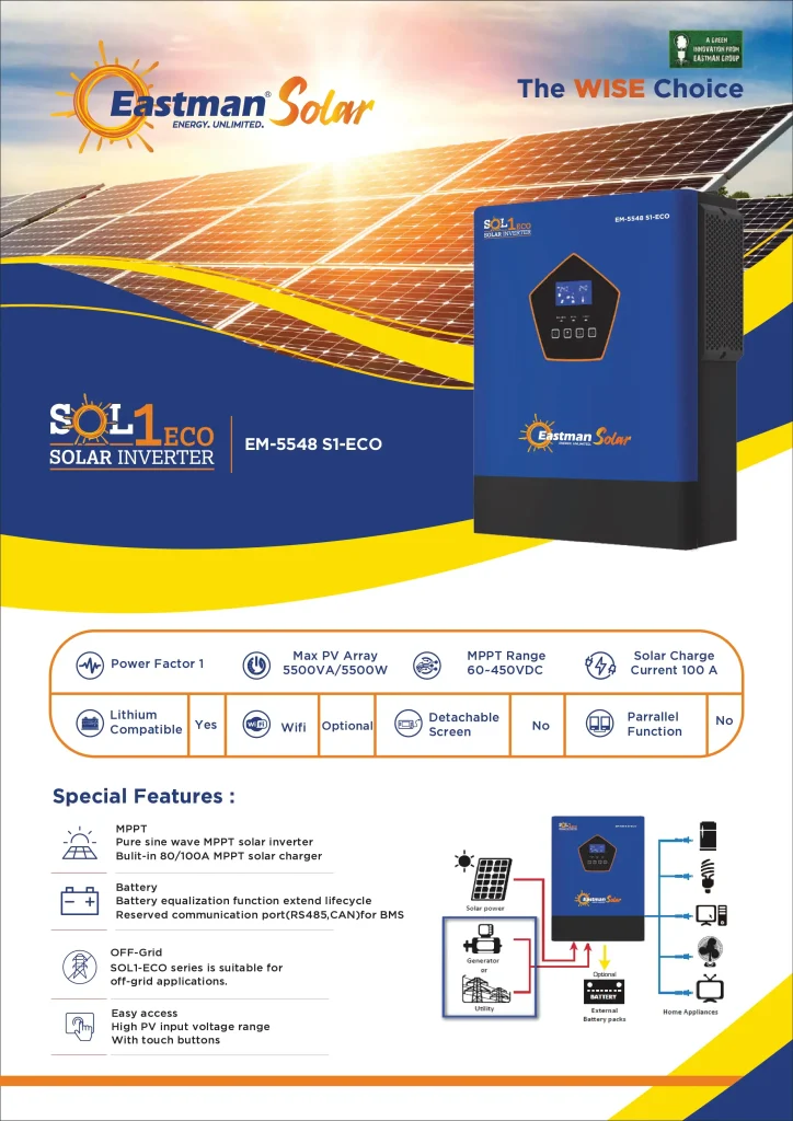 Eastman 5.5KW off-grid inverter