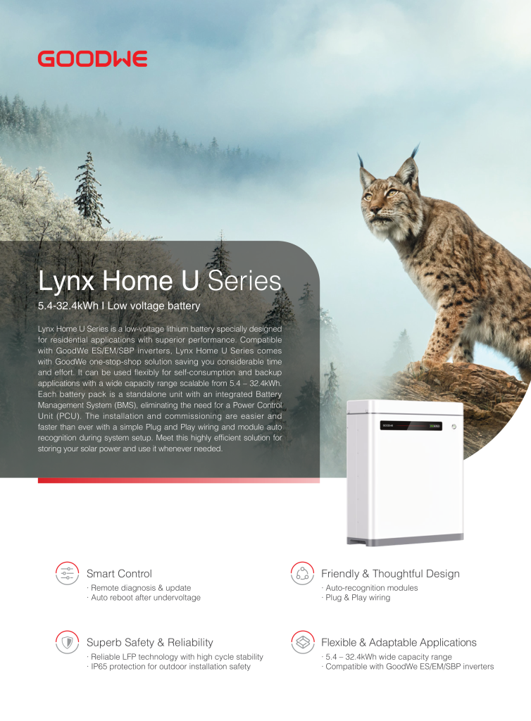 GoodWe 5.4 kWh lithium battery