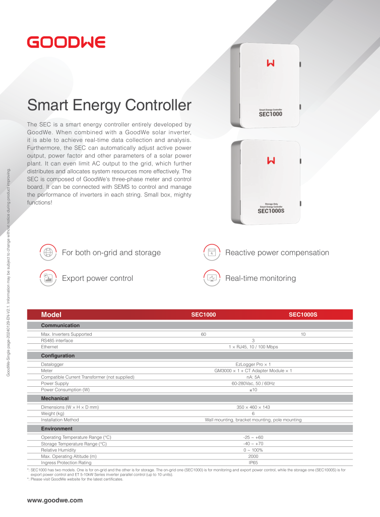 GoodWe Smart Energy Controller SEC1000