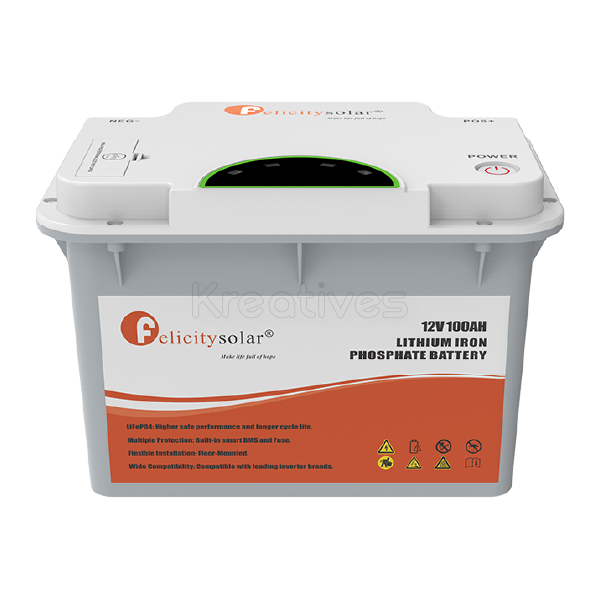 Felicity Solar Lithium Felicity 12.8V 200Ah 2.56 kWh Lithium Battery