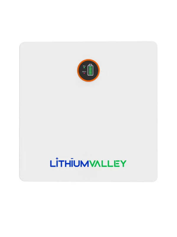 Lithium Valley 51.2V 100Ah 5.12kWh Wall Mount Lithium Battery – 6,000+ Cycles