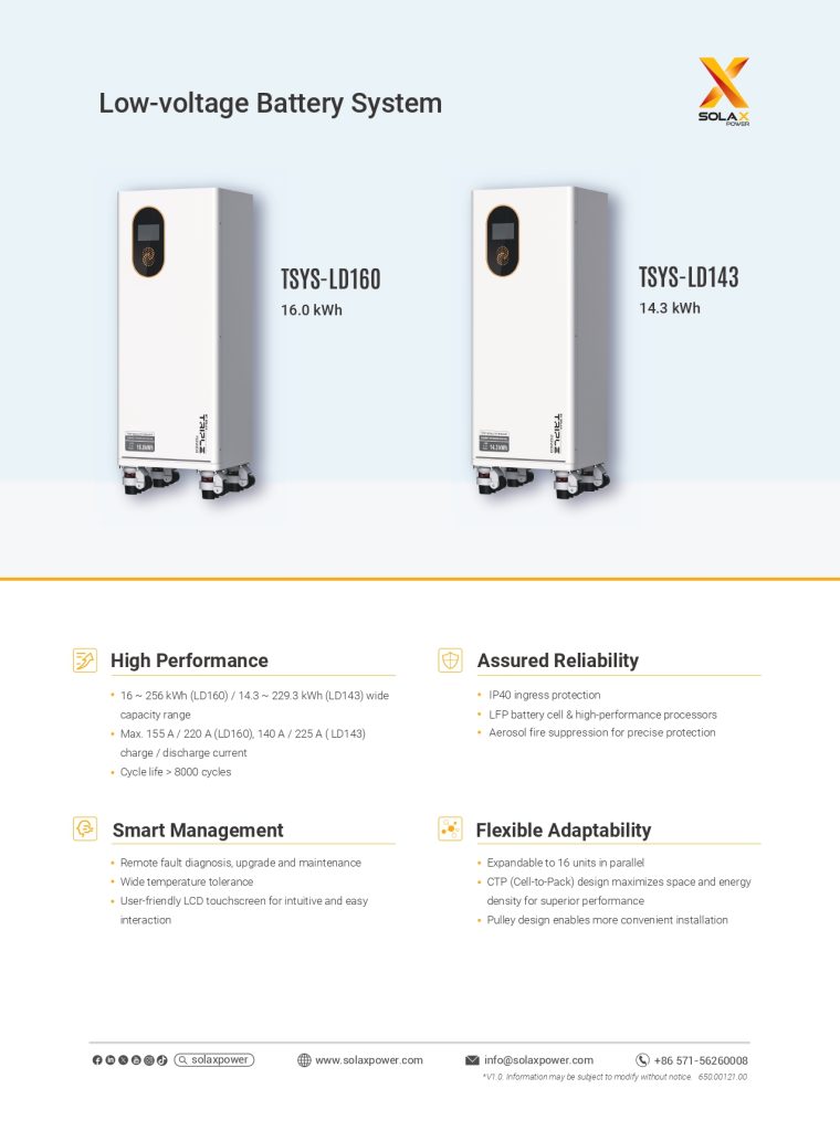 Lithium Valley 16kWh 51.2V Solar Battery