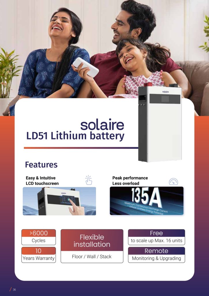TB-LD51 5.12kWh Solar Lithium Battery